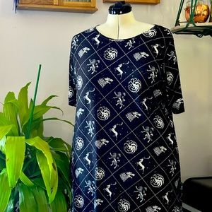 Game of Thrones houses tshirt dress